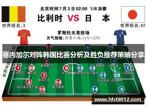 塞内加尔对阵韩国比赛分析及胜负推荐策略分享